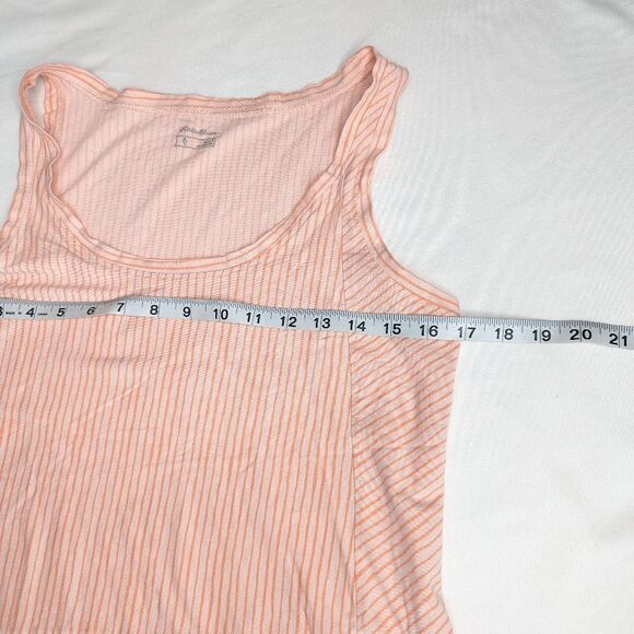 Eddie Bauer Peach Striped Tank Top - Picture 9 of 10